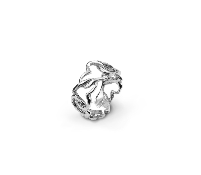 Anello Raspini Cuori Intrecci