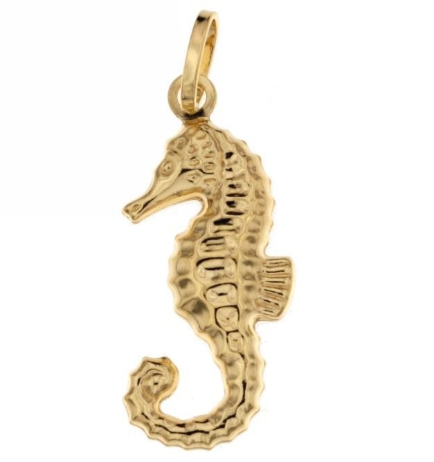 pendente ippocampo oro