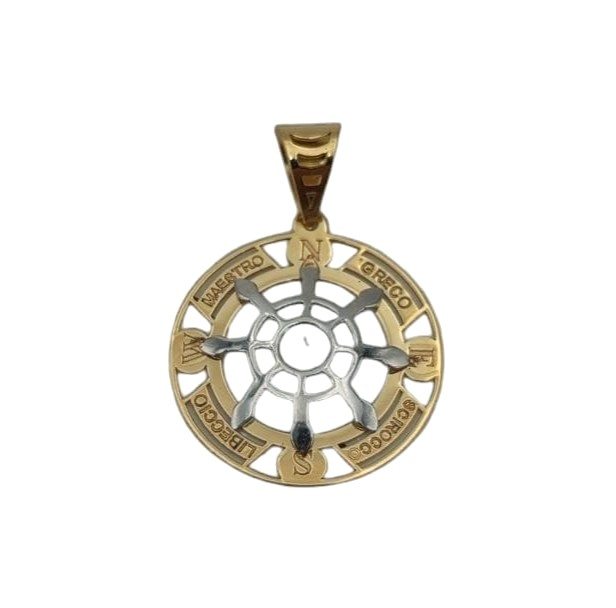 Pendente Timone Rosa dei Venti