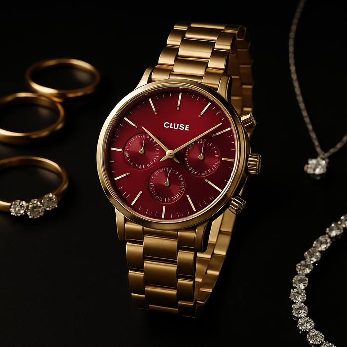 Cluse Minuit Multifunzione Rosso